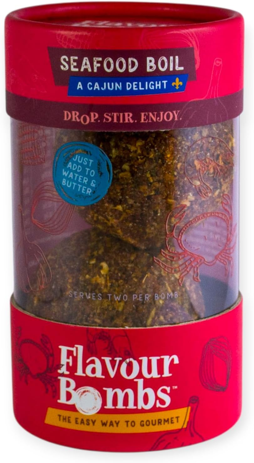 Seafood Boil Flavour Bomb Seasoning - Make a Cajun Garlic Sauce for Your Seafood