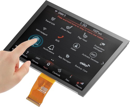 For JEEP RAM 8.4" Uconnect 4C UAQ LCD Display Touch Screen Radio Navigation