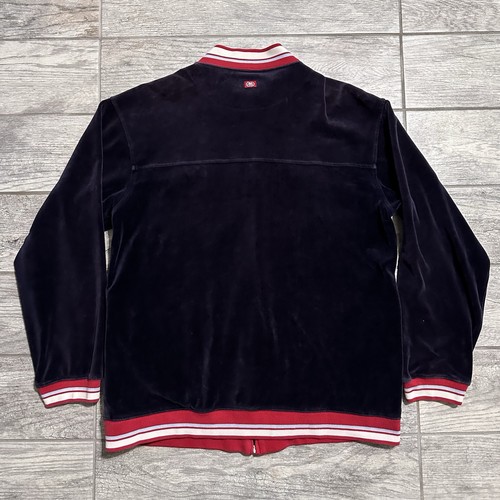 Y2K Ecko Unltd Velour Track Suit Streetwear Mens Skater Multicolor Size XL Baggy - Picture 3 of 14