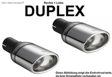 Ulter Duplex Sportauspuff Volkswagen PASSAT B5/B6 Lim., Variant 96-05 120x80mm