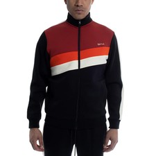 Agtawh Summit Track Jacket Men's XL Black Multi Side Pockets Zip Closure L/S