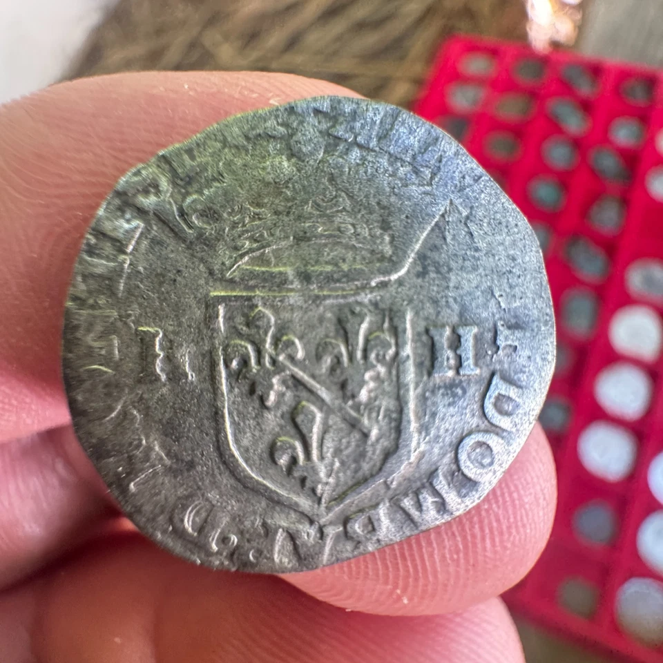 Monnaie royale Douzain Henri II de Montpensier 1599 Dombes Trévoux - Photo 1/2
