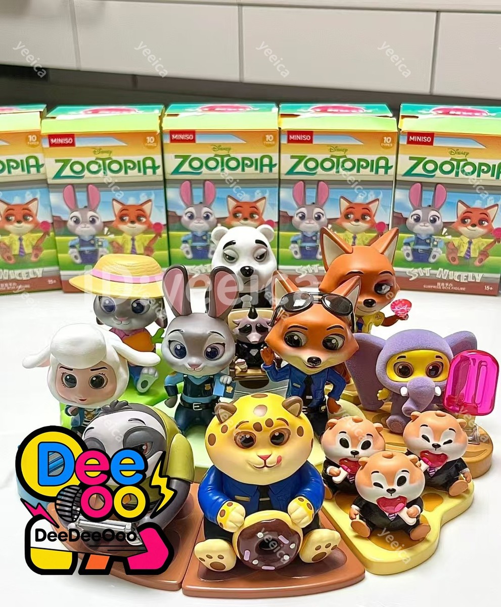 miniso ズートピア zootopia POPマートラブブ MINISO ZOOTOPIA SERIES DOLL VINYL PLUSH PENDANT BLIND BOX