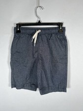 Old Navy Boys Size L 10-12 Blue Pull-On Elastic Waist Chino Shorts