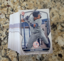 Hans Montero 80 Ct Lot Baseball Card Lot New York Yankees Topps Bowman
