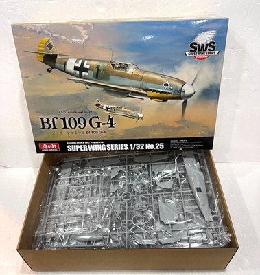 SWS 1/32 航空機モデル SUPER WING SERIES No.13 SWS Super Wing Series 1/32 Messerschmitt Bf 109 G-4 Plastic Model