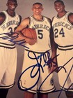 JASON KIDD, JAMAL MASHBURN, JIM JACKSON Signed Autograph 8 X 10 W/ COA — photo 4