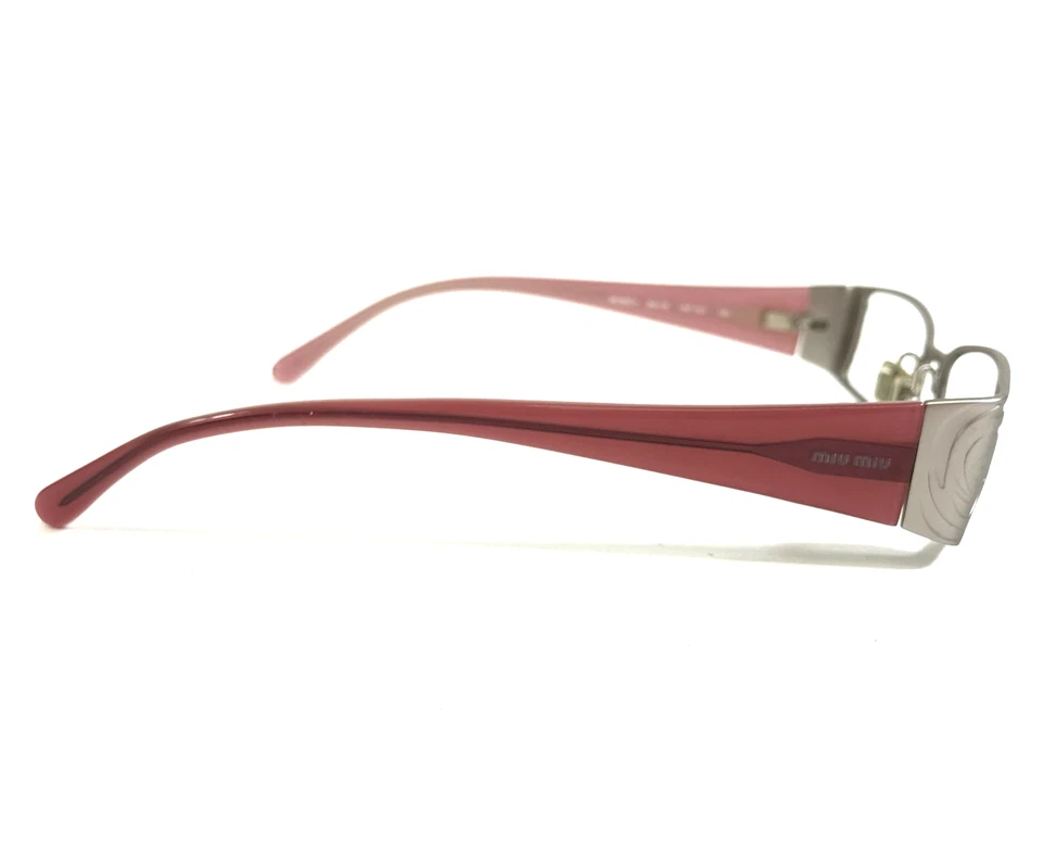 Monturas de gafas Miu Miu MU56CV 1AP-1O1 rosas plateadas florales rosa 50-16-135 Foto 4 de 4