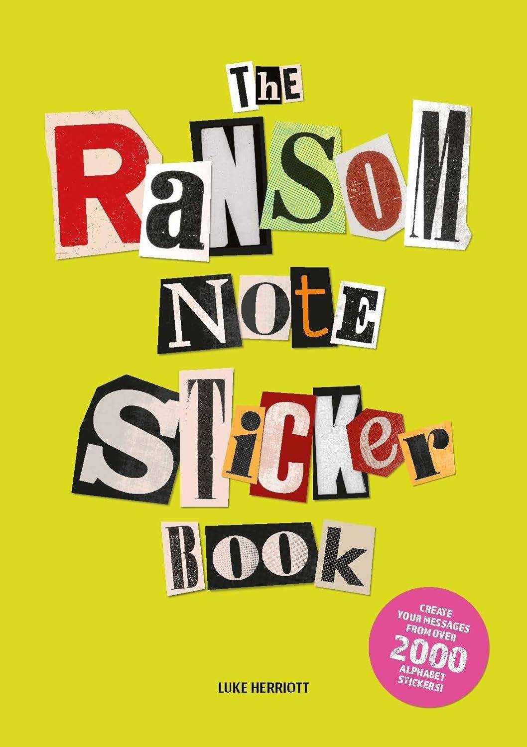 The Ransom Note Sticker Book by Luke Herriott Paperback
