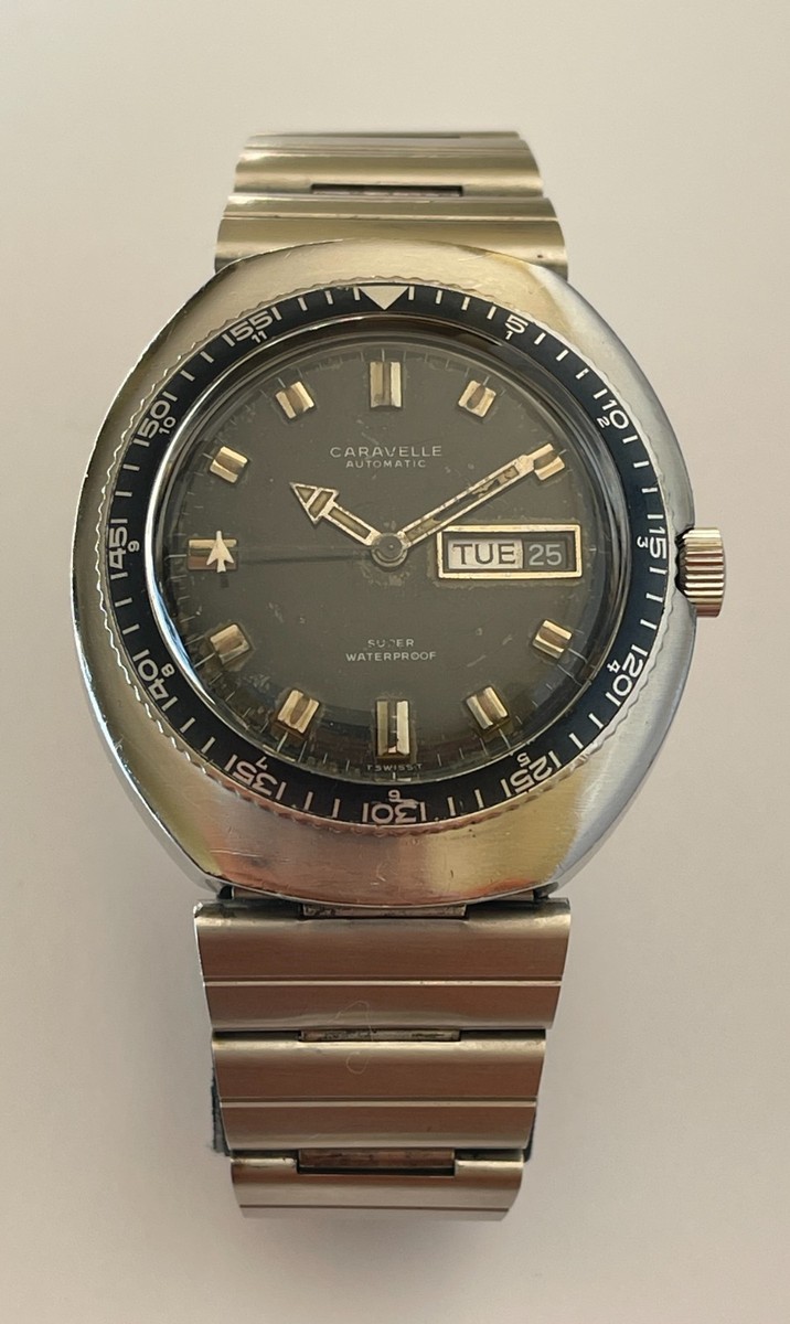 Vintage Caravelle Jet Seconds Diver Super Automatic watch Ref. 745