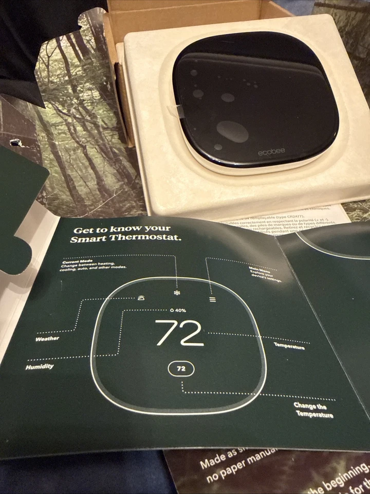 Умный термостат Ecobee УЛУЧШЕННЫЙ (EB-STATE6L-01). Никогда не использовался - Изображение 2 из 4