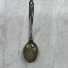 Vintage Nickel Silver Japan Baby Spoon 4.5" TG9-SP