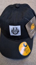 Image of Carhartt WIP Canvas Cap Black Brand New With Tags