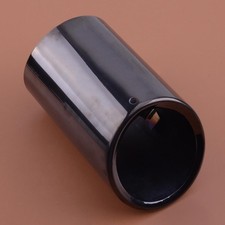 Black Stainless Exhaust Pipe Tip Rear Tail Throat Muffler Fit For Toyota Camry
