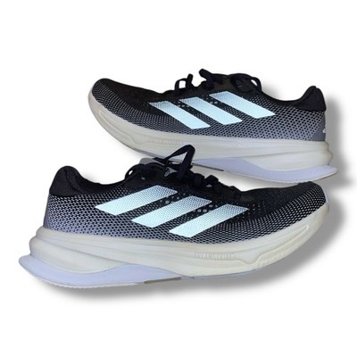 Size 8.5 - adidas Supernova Solution Core W's Running Shoes Black Silver Grey