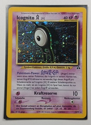 Icognito [A] [Anger | Hidden Power] NDI-14 GD DE Pokémon