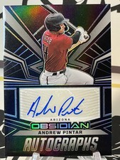 2023 Panini Chronicles Obsidian OA-AP Andrew Pintar Auto Arizona Diamondbacks