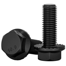 "Pernos de cabeza hexagonal con brida M6 x 12 mm Tornillos hexagonales con brida