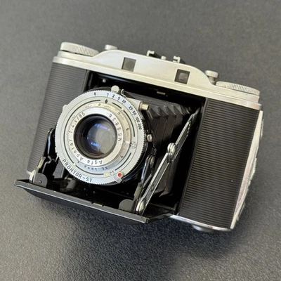 Agfa Isolette III - 120 Filmkamera - Apotar-Objektiv - Verkauf im Istzustand Teile/Reparatur - Bild 1 von 4