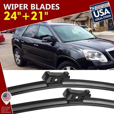 One Pair 24''+21'' Top Lock Wiper Rain Blade For 2010-2017 GMC Terrain series