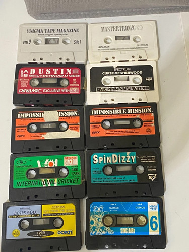 SPECTRUM ZX SINCLAIR GAMES BUNDLE APPROX 100 GAMES - UNTESTED - Afbeelding 6 van 9