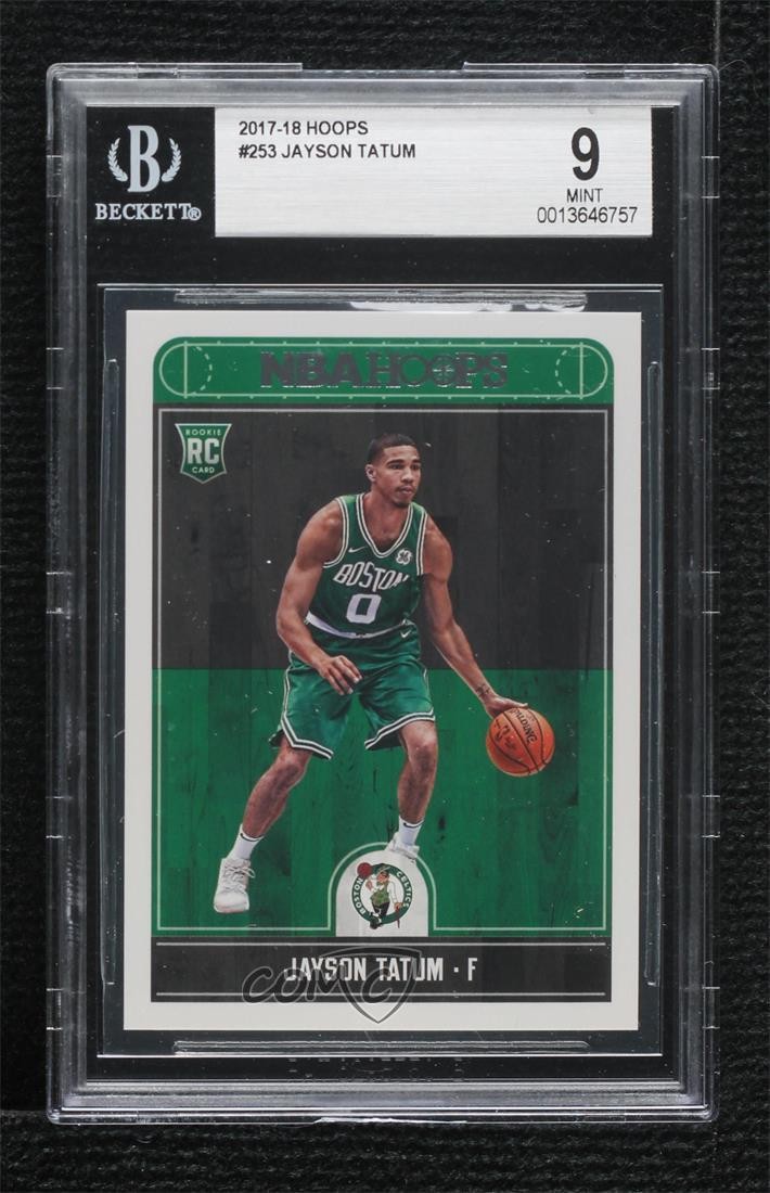 2017-18 Panini NBA Hoops Jayson Tatum #253 BGS 9 MINT n8q