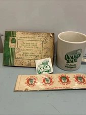 Quaker State Lort Coffee Mug Magnet Oil Change Tabs HD Labels