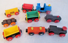 Brio Wooden Train Engines  Cars Lot bundle