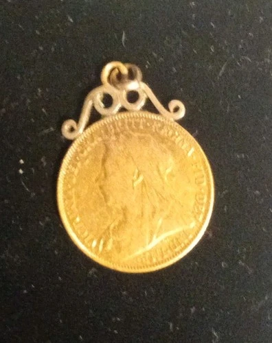 1901 Victoria Gold Sovereign — photo from the most recent tracked eBay sale