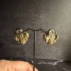 Vintage Weiss Gold Tone Clip On Earrings — photo 3