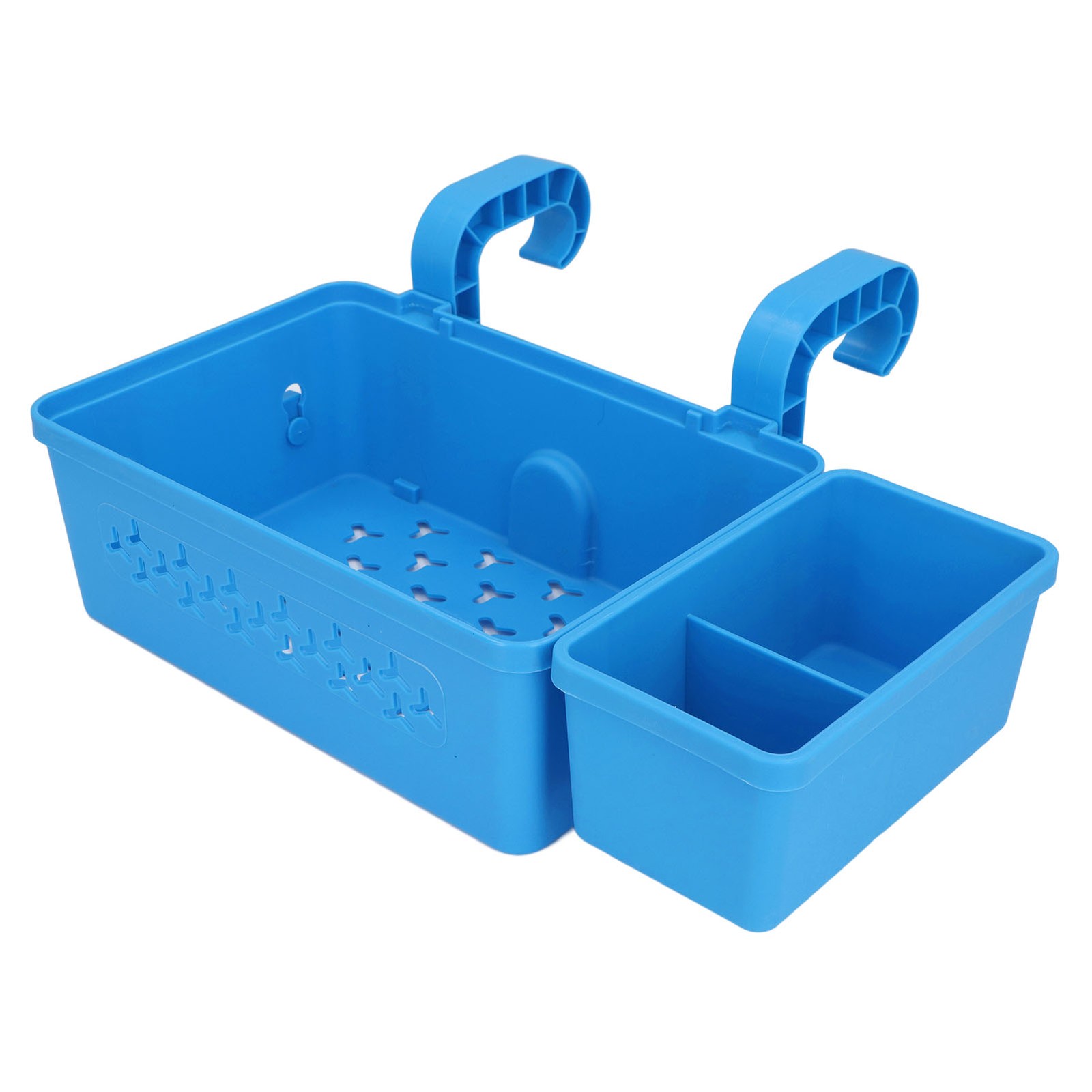 Poolside Storage Basket Thickened Swimming Pool Hanging Basket With Cup Holder