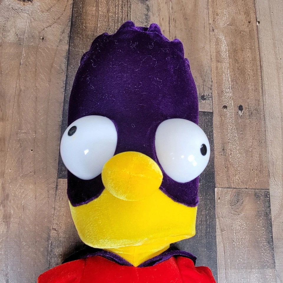 Muñeco de peluche de colección Nanco Simpson Bartman 2006 juguete de peluche raro Foto 3 de 4
