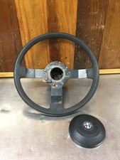 Alfa Romeo Spider S3 Original Steering Wheel W Center Horn Pushused. Kar1314