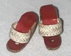 Vintage #1 Barbie Picnic Set Mattel #967 Cork Wedge Shoes