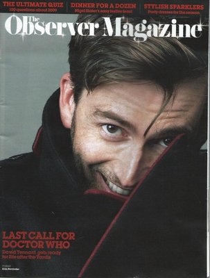 DAVID TENNANT interview UKmag  ONLY ONE DAY ISSUE  dr who