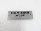 DATA PLATE FITS TO BUILT NOT BOUGHT PROJECT CUSTOM TEXT #V219-7