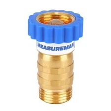MEASUREMAN Lead-Free Brass Water Pressure Regulator Pressure Reducer for Camp...