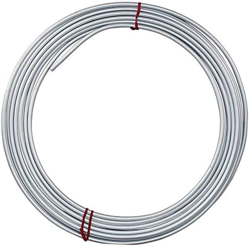 4LIFETIMELINES 1/4" X 25' Galvanized Steel Brake, Fuel, Transmission