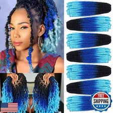 Xtrend 12 Inch 7 Packs Spring Twist Hair For Butterfly Faux Locks Crochet Bra