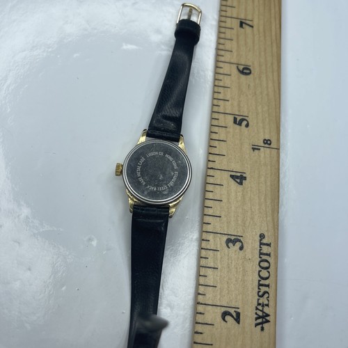 A Futura Gold Black Croc Silicone Hong Kong Retro Vtg Stainless Wind Works - Picture 6 of 6