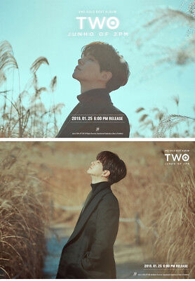 2PM JUNHO [TWO] 2ND BEST ALBUM CD+DVD+Photo Book+5p Photo Card K-POP SEALED