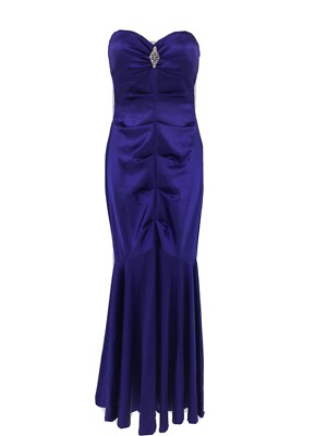 Camille La Vie Royal Blue Formal Gown Prom Evening Dress Fishtail Mermaid  Size 4 | eBay