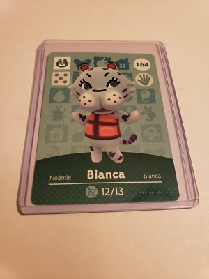 !SUPER SALE! Bianca # 164 Animal Crossing Amiibo Card AUTHENTIC Series 2 NEW!
