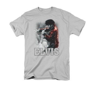 ELVIS PRESLEY BLACK LEATHER Licensed Adult Men's Graphic Tee Shirt SM-3XL