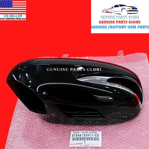 GENUINE LEXUS ES350 I350 HS250h LEFT OUTER BLACK 202 MIRROR COVER 8794A-53411-C0
