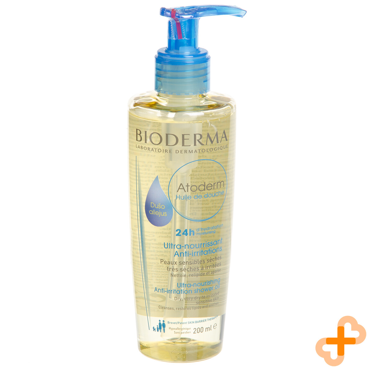 Bioderma Atoderm Duschöl 200ml Erfrischt Gesicht Körperpflege Erwachsene Kinder