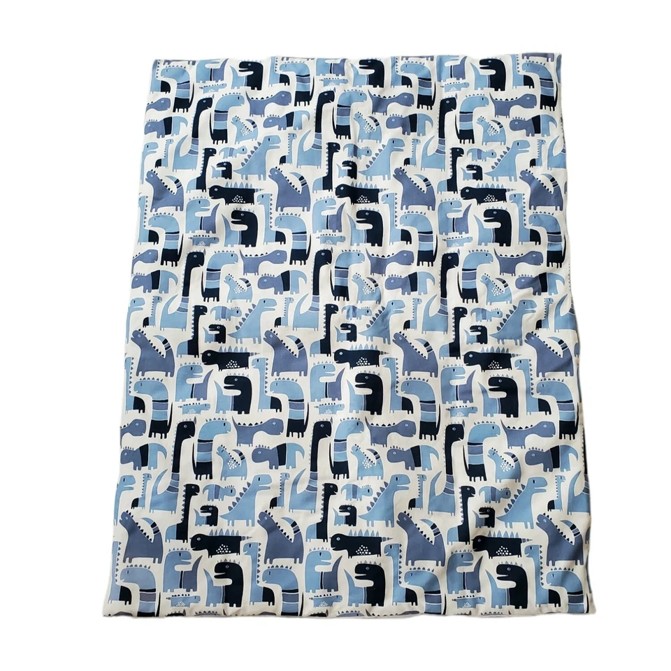 Постельное белье для кроватки Glenna Jean Dino Blue Dinosaur 2 шт. Комплект пододеяльника/одеяла и юбки - Изображение 3 из 4