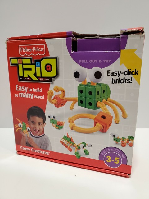 fisher price trio bricks sticks and panels