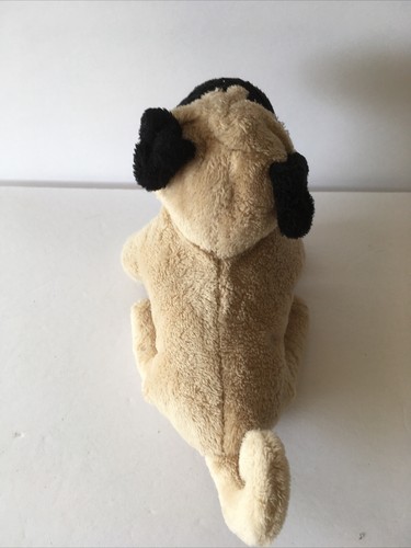 pug dog webkinz Preowned No Code Light Brown & Black - Picture 3 of 6