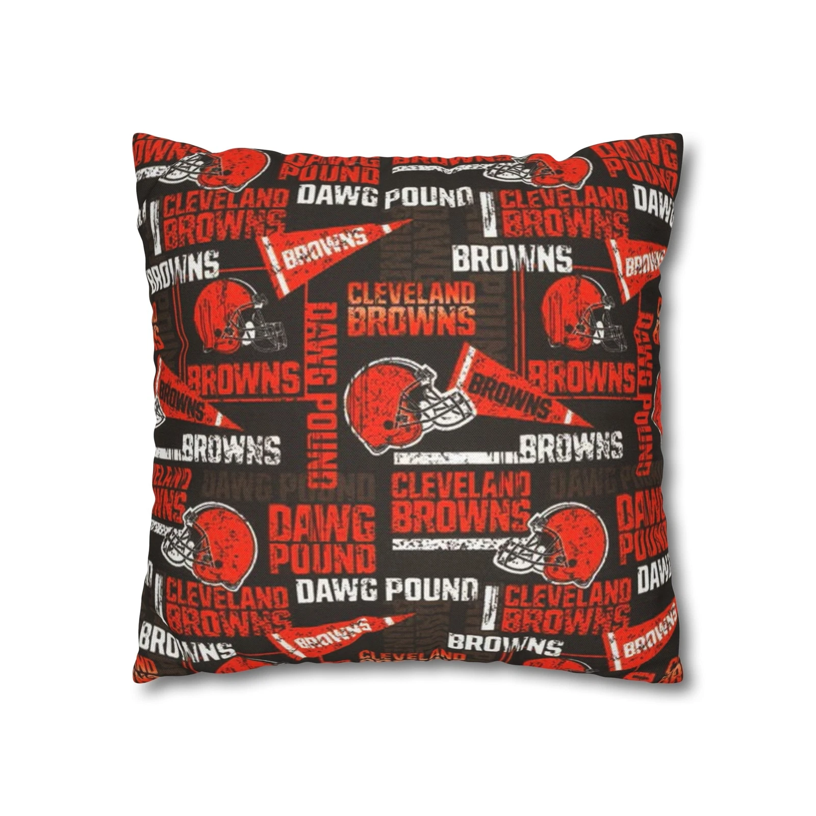 Cleveland Browns Spun Square Pillow Cover
